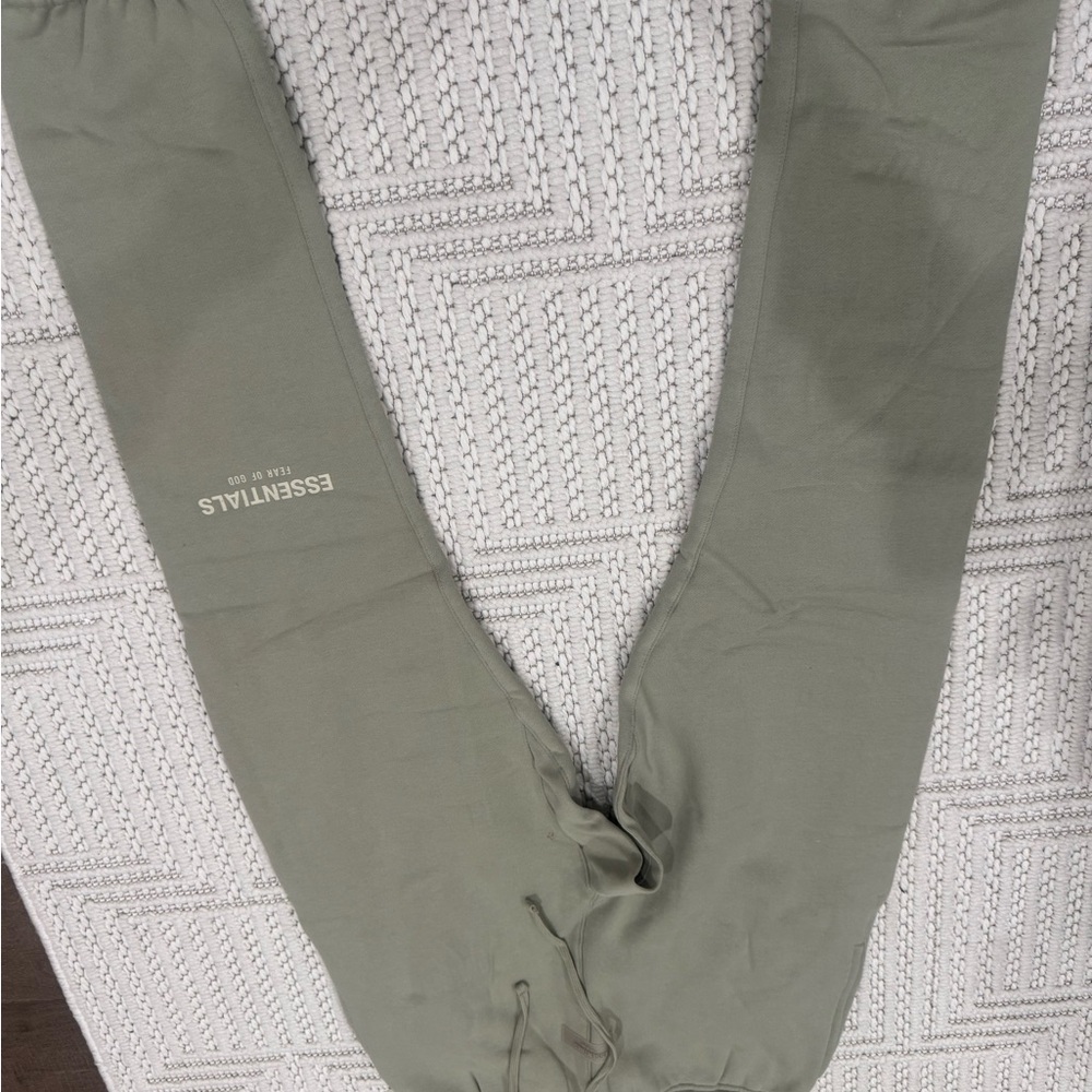 Fear of God Essentials Sage Green Joggers